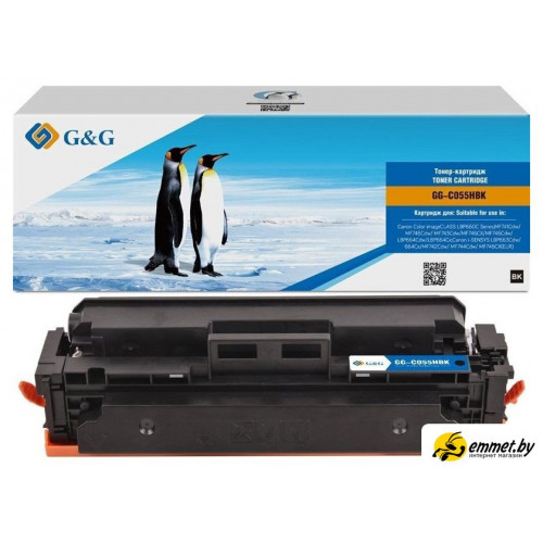 Картридж G&G GG-C055HBK (аналог Canon C055HBK)
