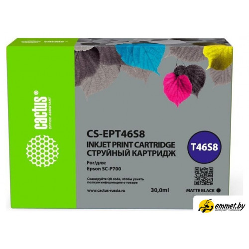 Картридж CACTUS CS-EPT46S8 (аналог Epson EPT46S8)
