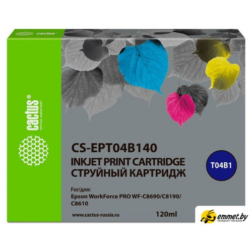 Картридж CACTUS CS-EPT04B140 (аналог Epson EPT04B140)