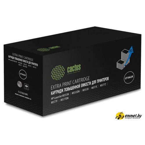 Картридж CACTUS CS-CF362X-MPS (аналог HP CF362X-MPS)