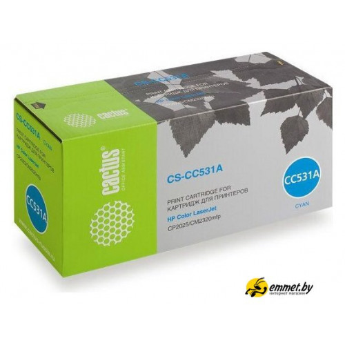 Картридж CACTUS CS-CC531A (аналог HP CC531A)