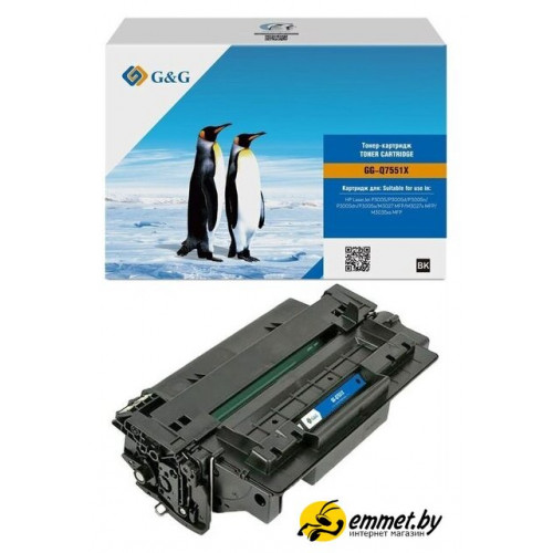 Картридж G&G GG-Q7551X (аналог HP Q7551X)