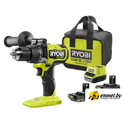 Ударная дрель-шуруповерт Ryobi RPD18X-242S 5133005283 (с 2-мя АКБ 2 Ач+4 Ач, сумка)