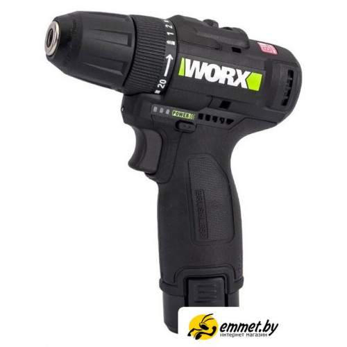 Дрель-шуруповерт Worx Professional WE210.2 (с 2-мя АКБ)