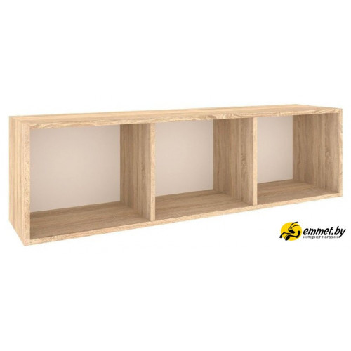 Полка Кортекс-мебель Бинго 120x35 (дуб сонома)