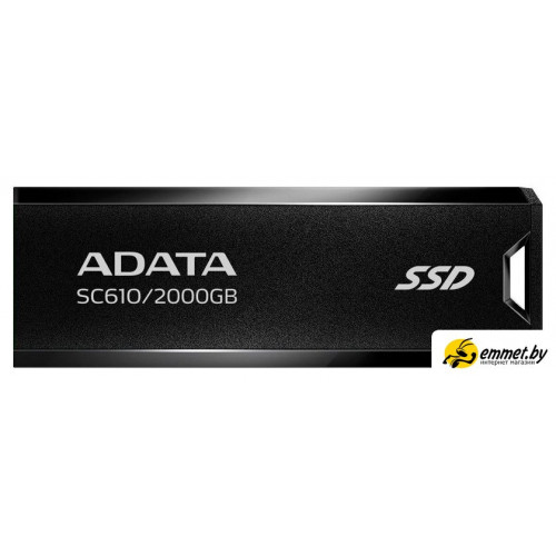 Внешний накопитель ADATA SC610 2TB SC610-2000G-CBK/RD