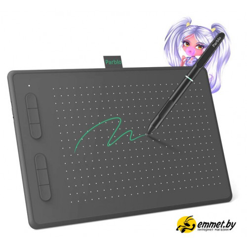 Графический планшет Parblo Ninos N10B (черный)