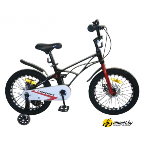 Детский велосипед Favorit Super Sport SSP-18BK (черный)