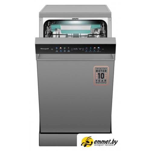Отдельностоящая посудомоечная машина Weissgauff DW 4539 Inverter Touch AutoOpen Inox