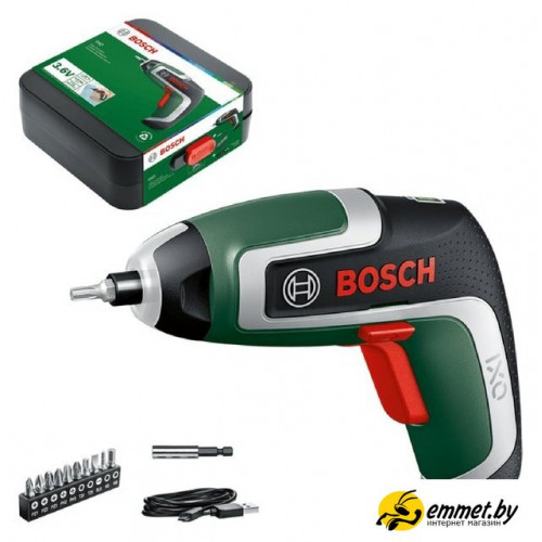 Электроотвертка Bosch IXO 7 Basic 06039E0050 (с АКБ, набор бит)
