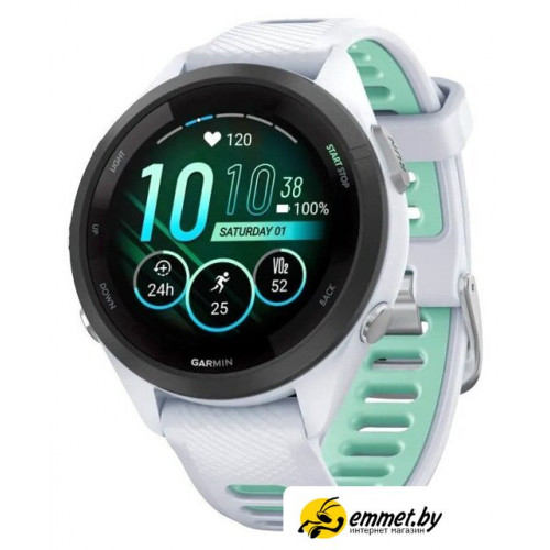 Умные часы Garmin Forerunner 265S (белый камень/нео-тропик)