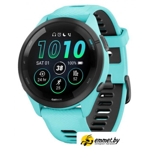 Умные часы Garmin Forerunner 265 (морская волна/черный)