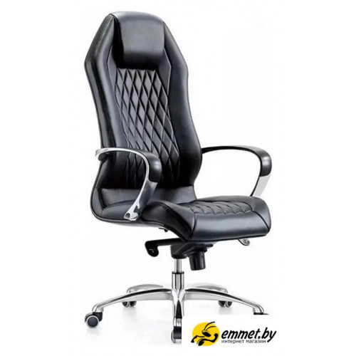 Офисное кресло SitUp Apollo chrome (экокожа Black/Black)