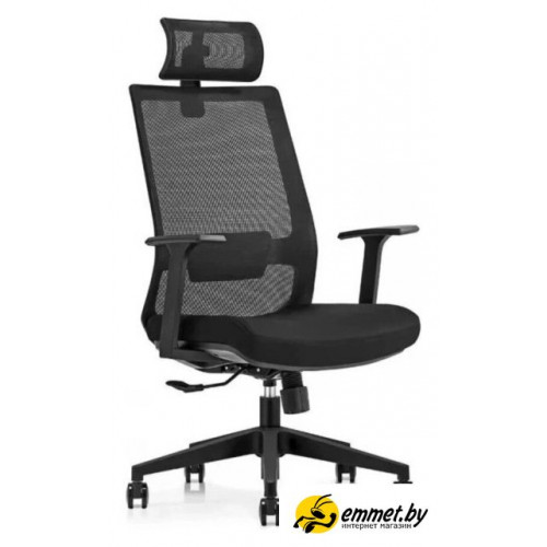 Офисное кресло SitUp Madrid PL Black (сетка Black/ткань Black)