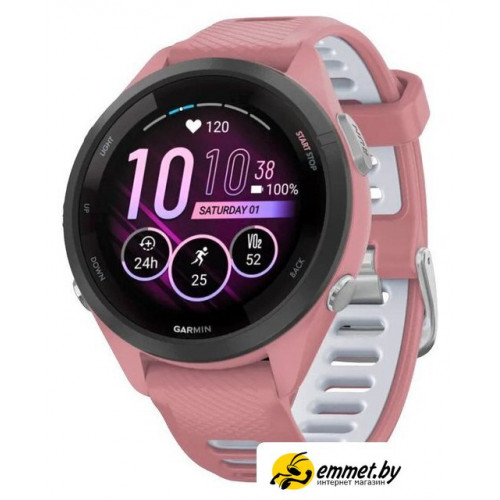 Умные часы Garmin Forerunner 265S (светло-розовый/пудрово-серый)
