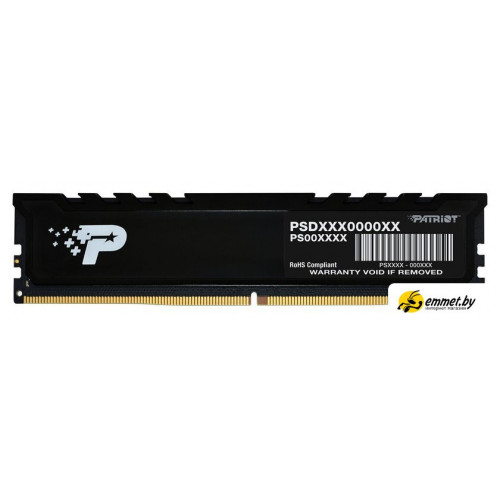 Оперативная память Patriot Signature Premium Line 16ГБ DDR5 5200 МГц PSP516G520081H1