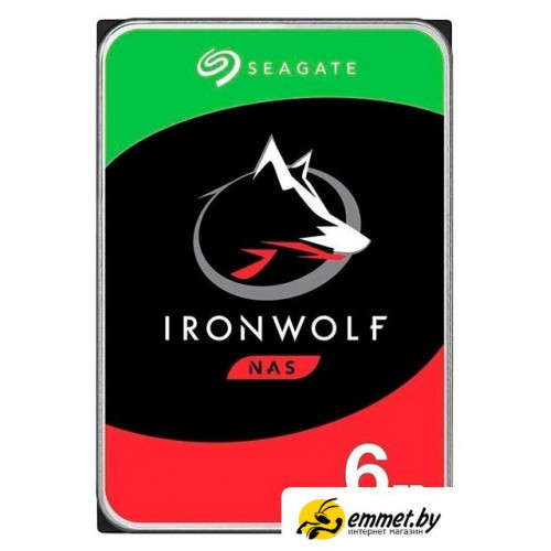 Жесткий диск Seagate Ironwolf 6TB ST6000VN006