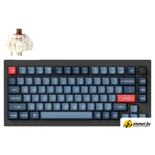 Клавиатура Keychron V1 Max RGB V1M-D3-RU (Gateron Jupiter Brown)