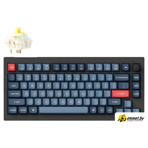 Клавиатура Keychron V1 Max RGB V1M-D4-RU (Gateron Jupiter Banana)