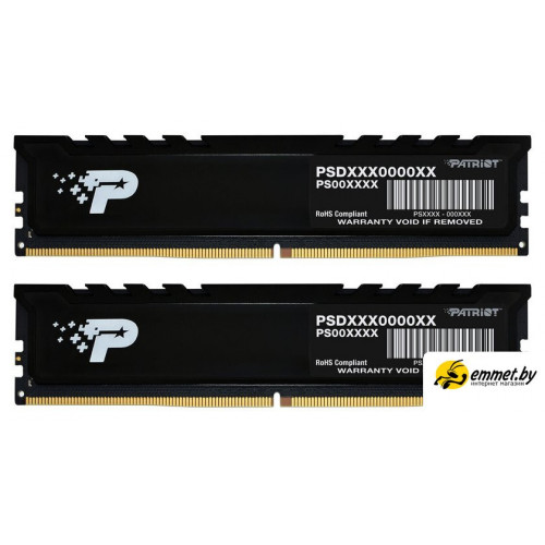Оперативная память Patriot Signature Premium Line 2x8ГБ DDR5 4800 МГц PSP516G4800KH1
