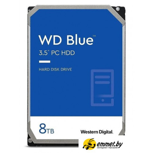 Жесткий диск WD Blue 8TB WD80EAAZ