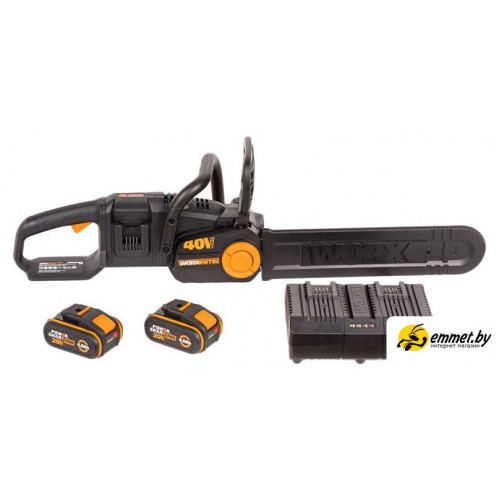 Аккумуляторная пила Worx Nitro WG385E (с 2-мя АКБ)