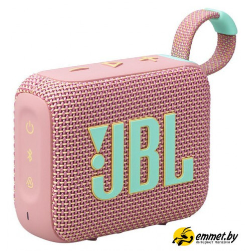 Беспроводная колонка JBL Go 4 (розовый)