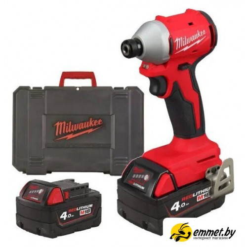 Винтоверт Milwaukee M18 M18BLIDRC-402C 4933492840 (с 2-мя АКБ, кейс)
