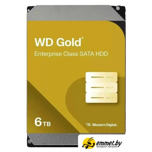 Жесткий диск WD Gold 6TB WD6004FRYZ