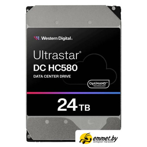 Жесткий диск WD Ultrastar DC HC580 24TB WUH722424ALE6L4