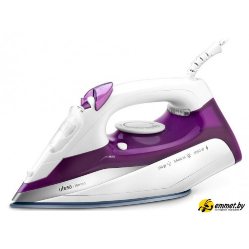Утюг Ufesa Steam iron Xenon (белый/сиреневый)