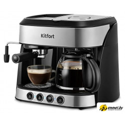 Рожковая кофеварка Kitfort KT-7185 Рожковая кофеварка Kitfort KT-7185