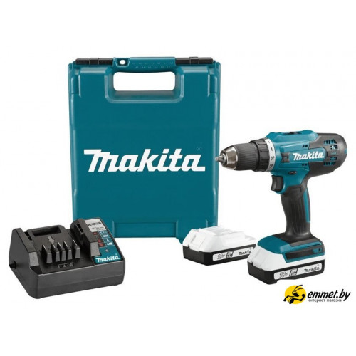 Дрель-шуруповерт Makita DF488D002 (с 2-мя АКБ, кейс)