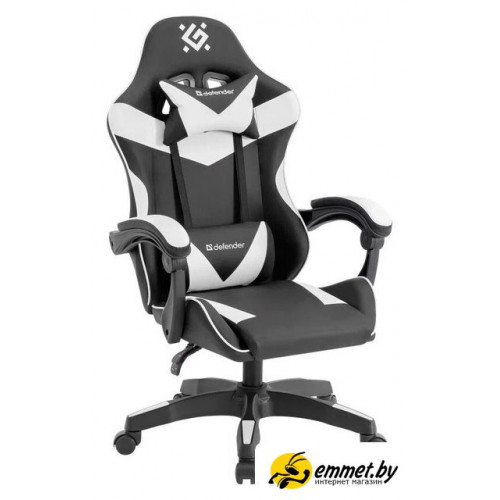 Игровое (геймерское) кресло Defender Urana (черный/белый)