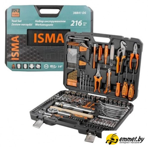 Универсальный набор инструментов ISMA ISMA-38841DS (216 предметов)
