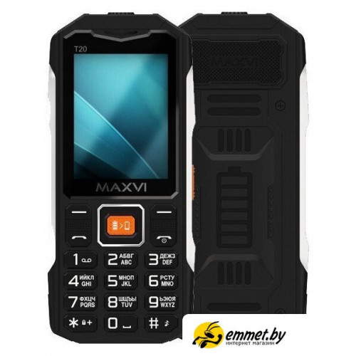 Кнопочный телефон Maxvi T20 (черный)