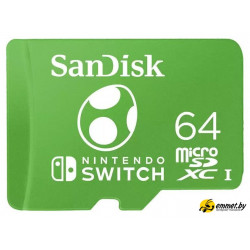 Карта памяти SanDisk Nintendo Switch Licensed Card microSDXC 64GB SDSQXAO-064G-GN6ZN