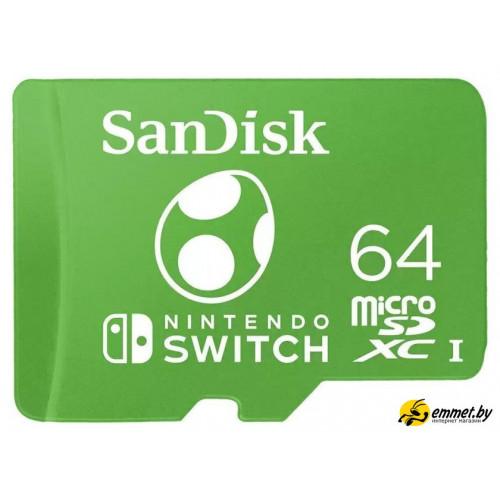 Карта памяти SanDisk Nintendo Switch Licensed Card microSDXC 64GB SDSQXAO-064G-GN6ZN