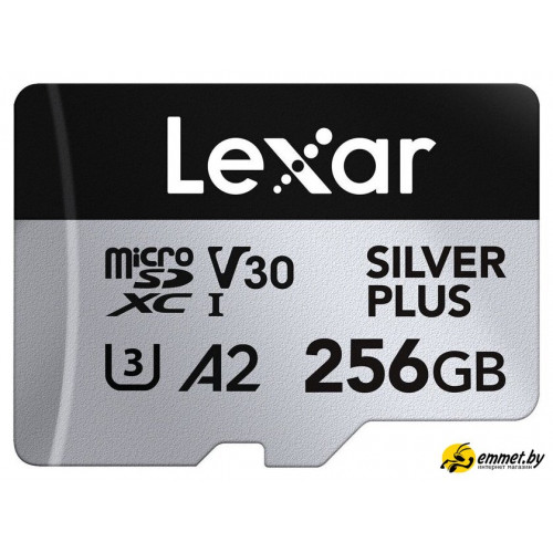 Карта памяти Lexar Professional SILVER PLUS microSDXC LMSSIPL256G-BNANG 256GB