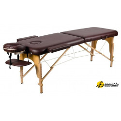 Массажный стол Atlas Sport складной деревянный 2-с 70 см (коричневый)