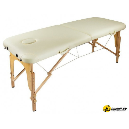Массажный стол Atlas Sport складной 2-с деревянный 60 см (бежевый)
