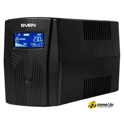 Источник бесперебойного питания SVEN Pro 650 (LCD, USB)