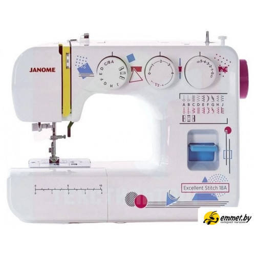 Электромеханическая швейная машина Janome Excellent Stitch 18A