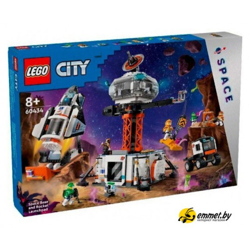 Конструктор LEGO City 60434 Космическая база и площадка для ракет