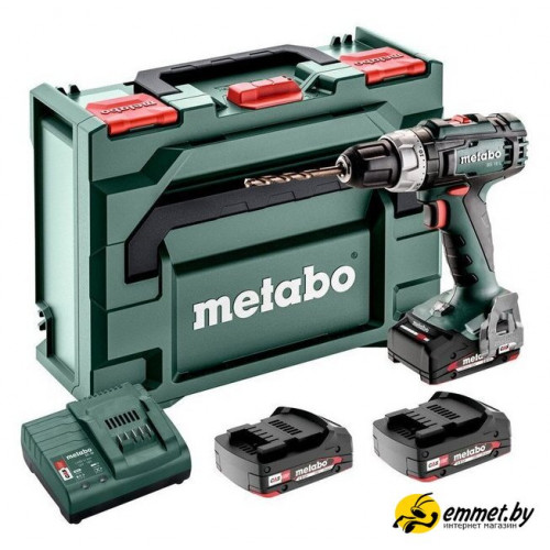 Дрель-шуруповерт Metabo BS 18 L BL 602321540 (c 3-мя АКБ, кейс)